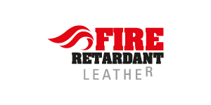 Fire retardant leather